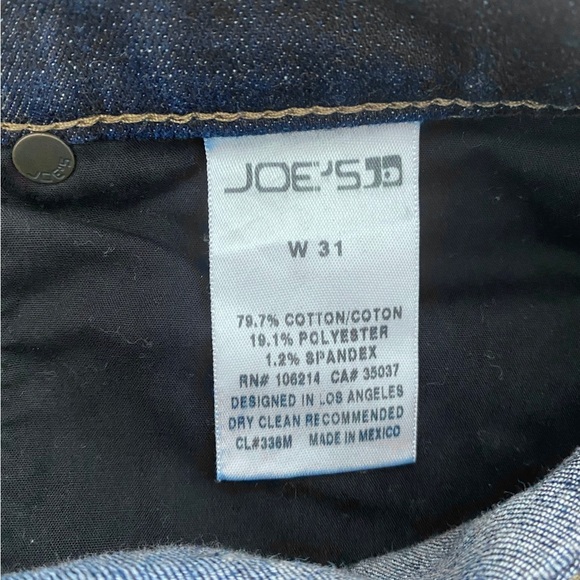 JOE’S Dark Wash Chrissy 8” Bermuda Jean Shorts - Picture 3 of 4